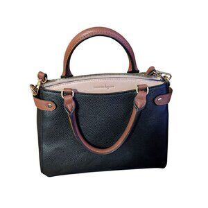 Nanette Lepore Carson Satchel Triple Compartment Black Multi Never Used